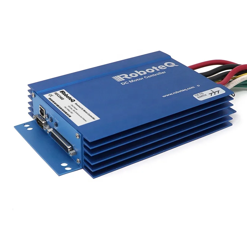 Plutools Dual Channel 2 x 150A 60V USB CAN 19 Dig/Ana IO Heatsink enclosure Brushed DC Motor Controller