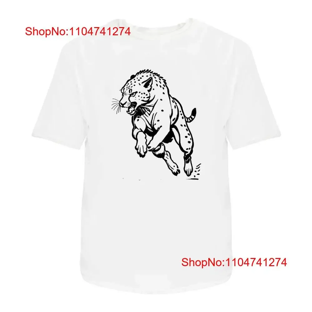 

'Cheetah Sprinting' Cotton T Shirt TA046014 vintage Washed Soft Versatile Breathable fashion Top For Everyday Wear streetwear