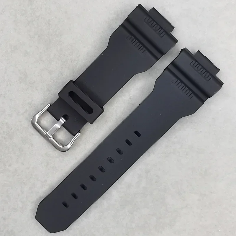 Black Silicone Wristband for Casio for G-SHOCK GW-7900B G-7900SL GR-7900NV PU Watchband for G7900 Series 16x28mm Bracelet