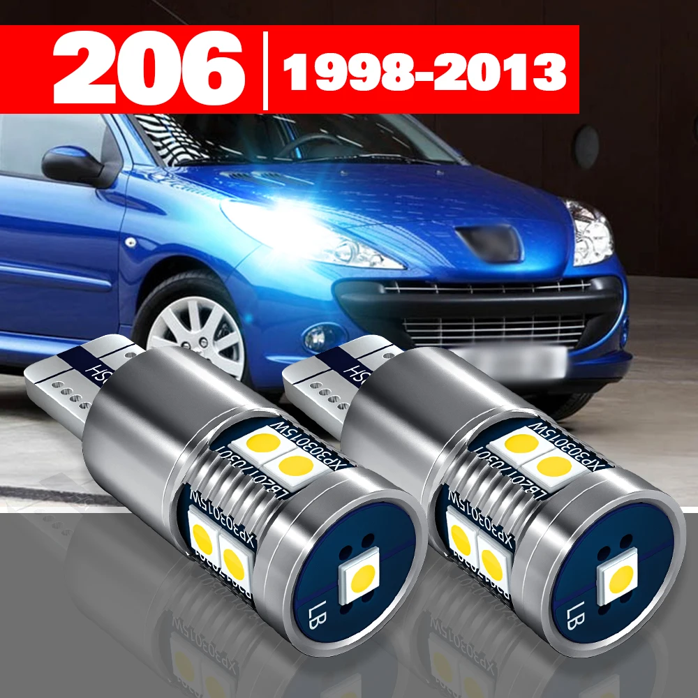 

For Peugeot 206 206+ 1998-2013 2pcs LED Parking Light Clearance Lamp Accessories 2004 2005 2006 2007 2008 2009 2010 2011 2012