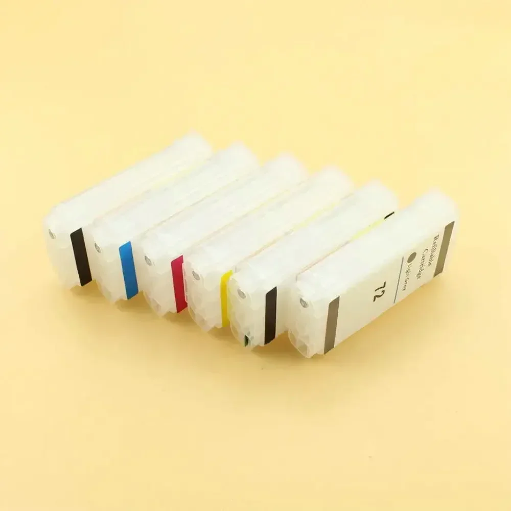 Refill Ink Cartridge CISS with Auto Reset Permanent Chip For HP 72 for HP Designjet HP72 T1100 T1300 T2300 T1120 Printer Part