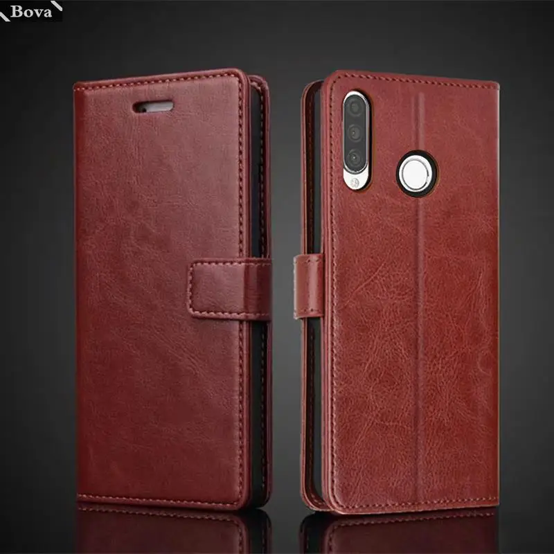 Card Holder Cover Leather Case for Huawei P30 Lite / P30 Lite 2020 / P30 Lite XL Cover Retro Wallet Fitted Case Fundas Coque