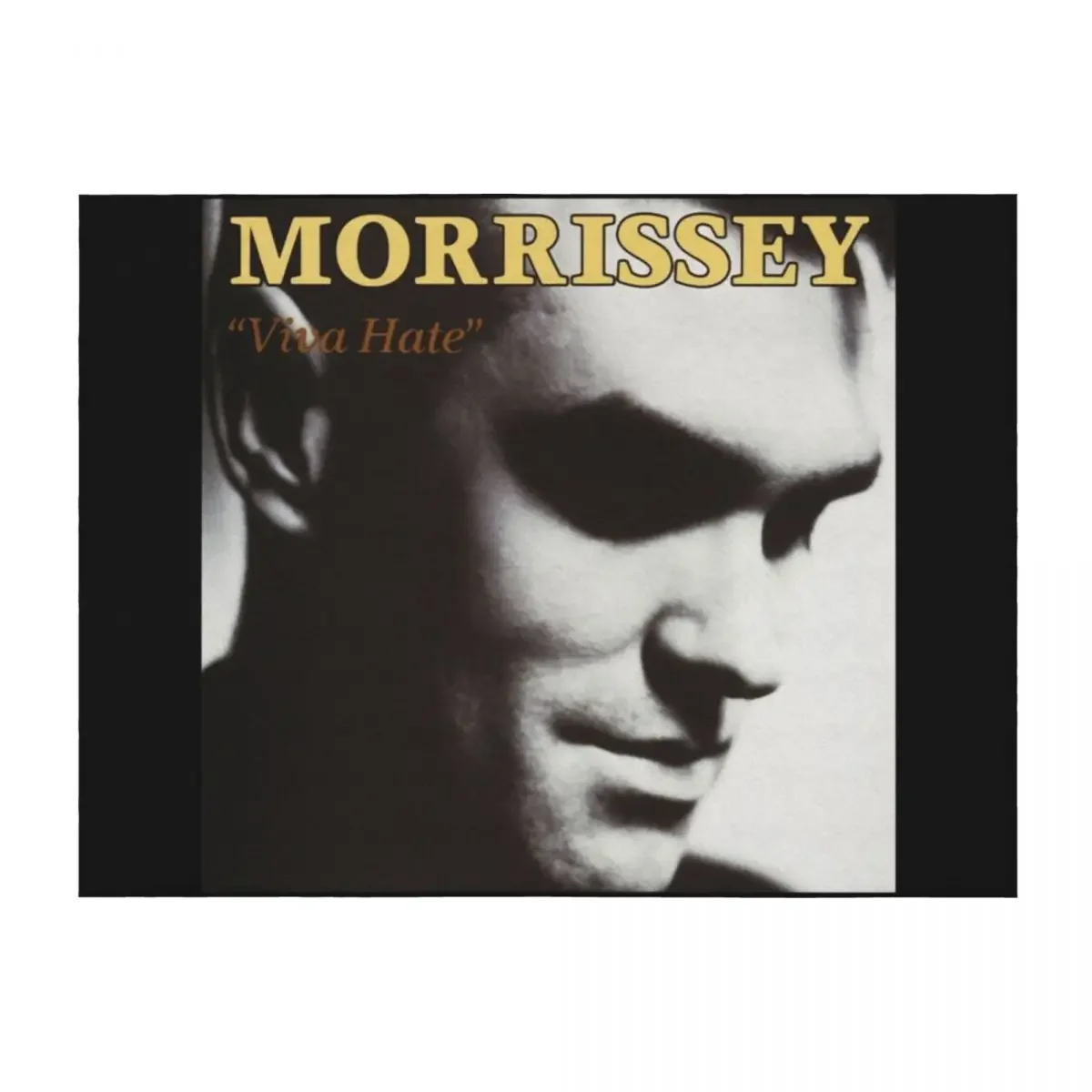 

Morrissey viva hate Throw Blanket Custom Quilt blankets and throws Beautifuls Blankets