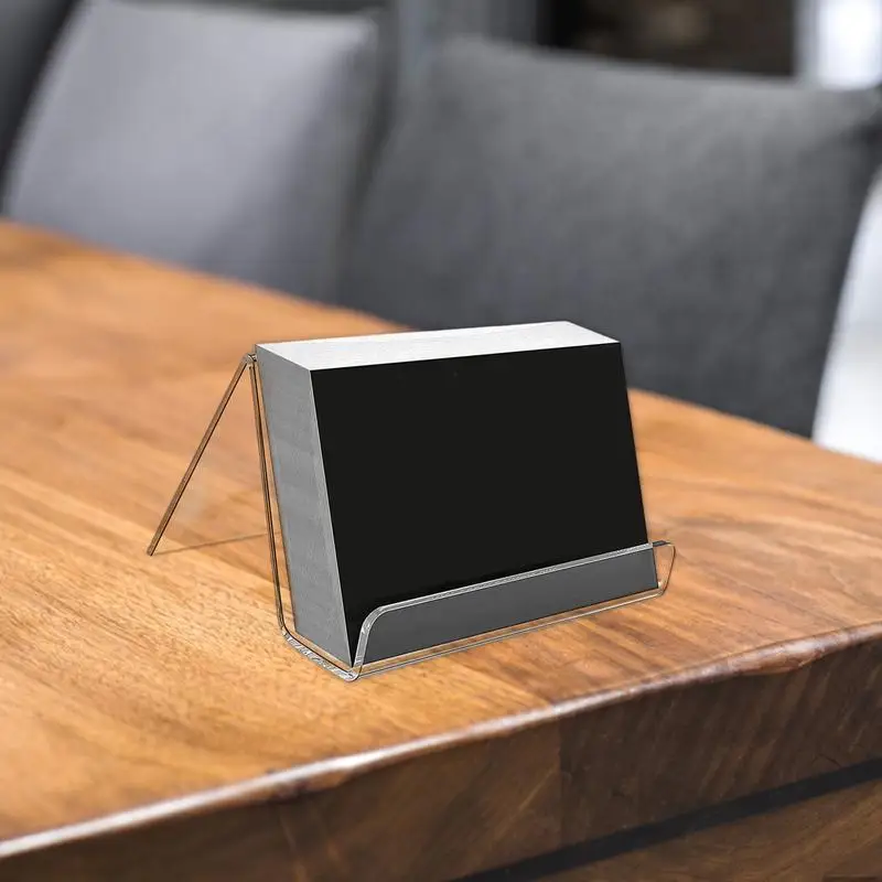 6/10pcs Acrylic Business Card Holder Multi-functional Clear Acrylic Business Card Holder For Desk Multi-functional Cards
