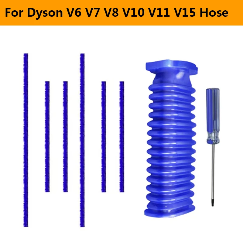 For Dyson V6 V7 V8 V10 V11 Robot Vacuum Cleaner Patrs Floor Brush Hose Soft Velvet Strips Household Appliances Accessories