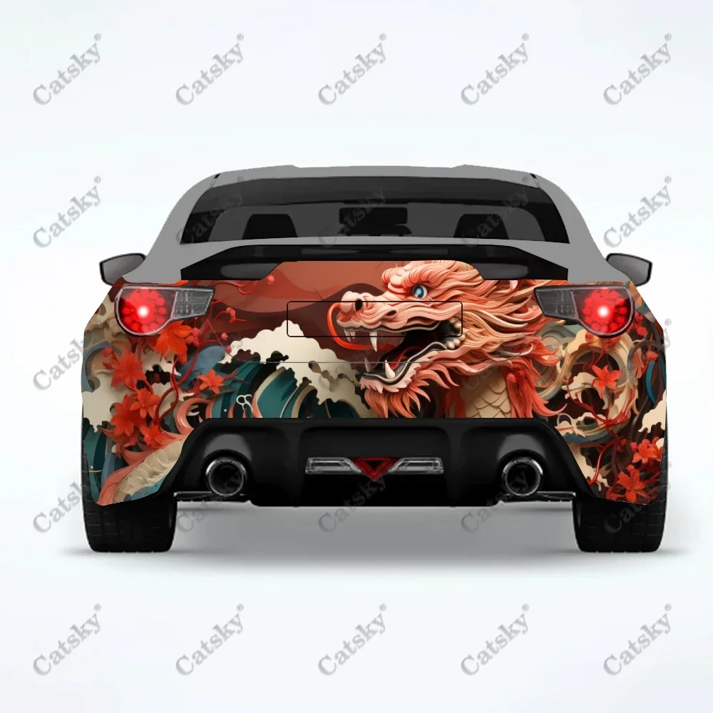 dragon Car sticker rear auto package graphic appearance pain car custom decorative pattern accessories decal sticker