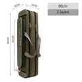90cm 2 Layer Green