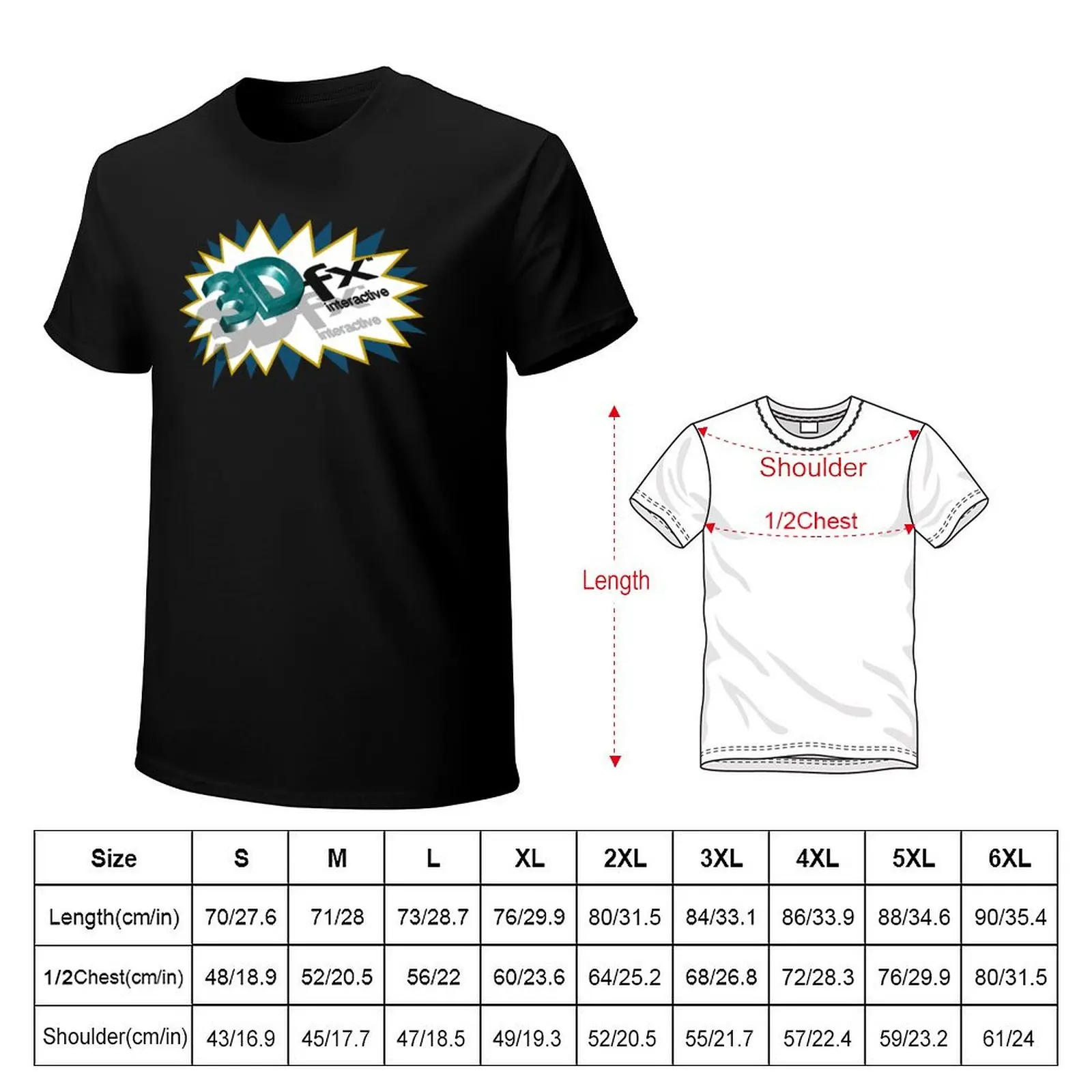 3Dfx Interactive Splash T-Shirt Breathable Mesh Panel T-Shirt