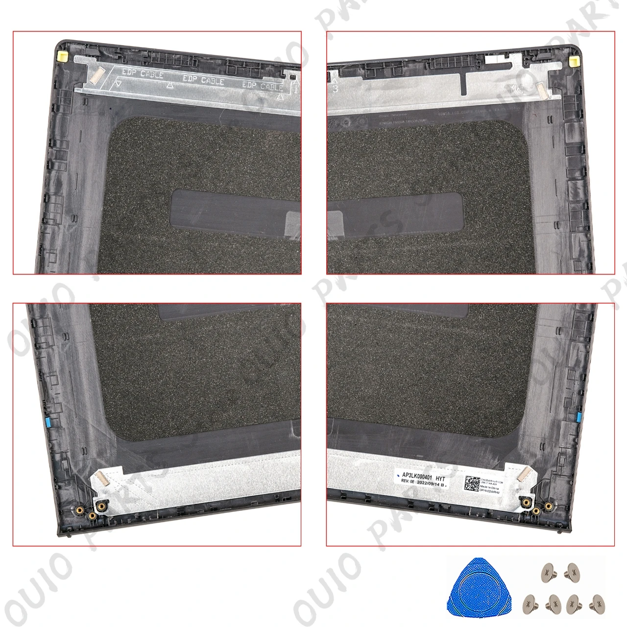 Custodie Per Vostro 15 3510 3511 3515 3520 3525 Coperchio Posteriore TOP Case LCD Del Computer Portatile Della Copertura Posteriore Lunetta Anteriore Maiuscolo Inferiore di Plastica 15.6