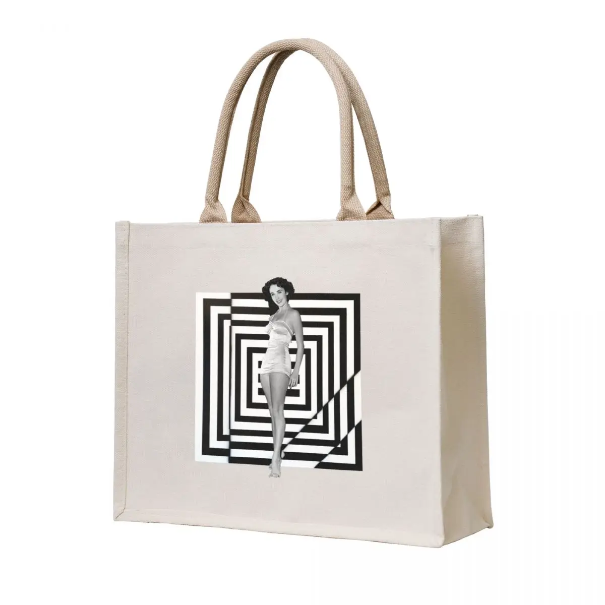

SQUARED PINUP BY ESONE Tote Bag shopper bag women canvas shopper bag women Cloth