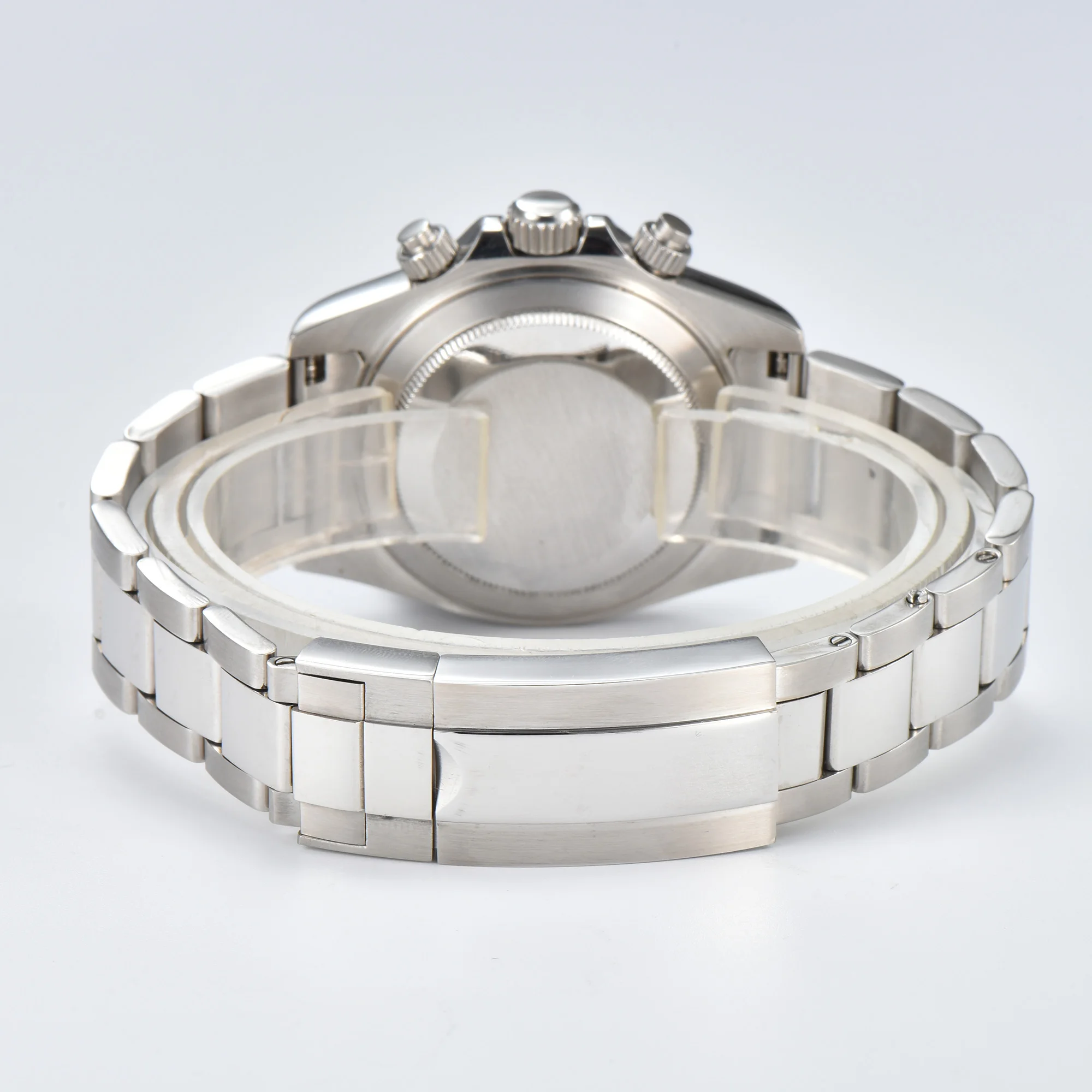 신제품 남성용 쿼츠 시계 40mm, 사파이어 럭셔리 크로노그래프 스테인레스 스틸 방수 남성용 시계 vk63 무브먼트 nh36 nh35 케이스 10