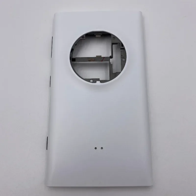 For Nokia Lumia 1020 Back Battery Cover Rear Door Housing with Power Volume Button+Charging Port Flex Cable