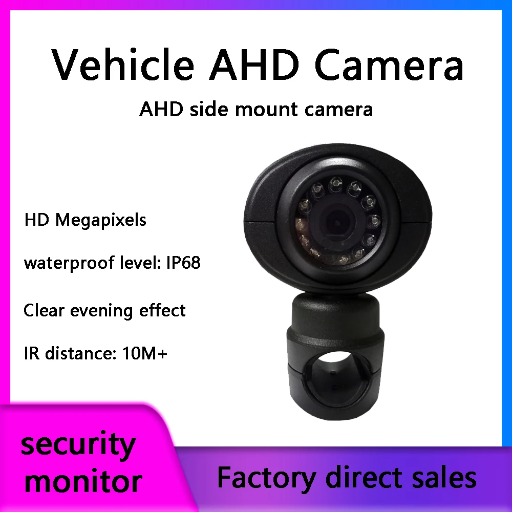 LSZ Factory Direct Sales AHD Coaxial HD Million 1080P Grade Reversing Glue Starlight Rear View Small Camera Waterproof