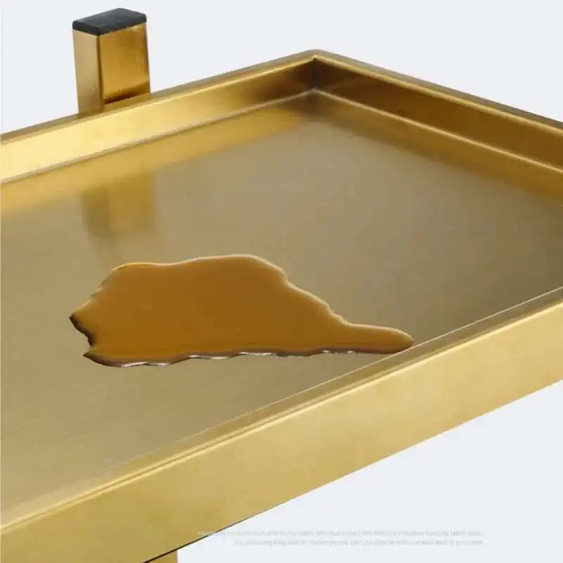 الفولاذ المقاوم للصدأ صالون التجميل عربة تصفيف الشعر عربة صغيرة صالون تجميل أضعاف صالون عربة أثاث كاريتو خاص