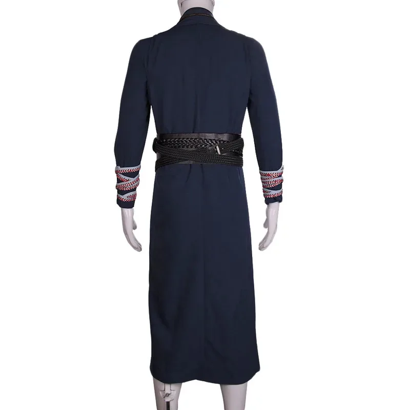 CyCosplay Doctor غريب زي ستيف مجموعة كاملة عباءة حمراء رداء حلقة عين Agamotto قلادة حفلة الهالوين الحرة #5