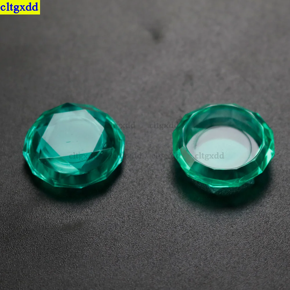 Cltgxdd 2 pezzi è adatto per interruttore NS/Switch Lite joystick in cristallo trasparente con impugnatura per pollice, pulsante di copertura joystick analogico