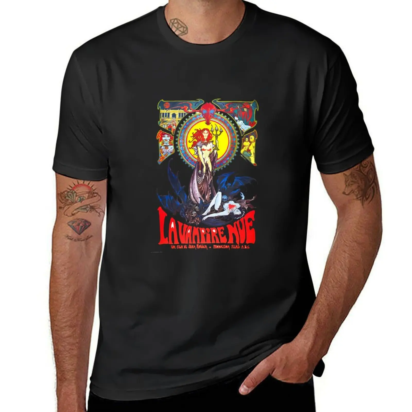 Proof Death Cannibals La Vampire Nue By Jean Rollin Classic Fans T-Shirt funnys tees blanks Men's clothing