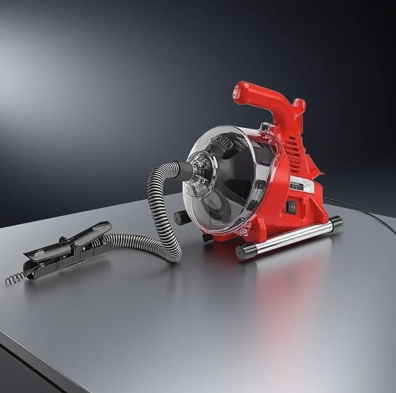 ماكينة تجريف أنابيب الصرف الصحي الكهربائية 120 واط عالية الطاقة التلقائي المرحاض المطبخ 19-28 مللي متر ماكينة تنظيف الأنابيب الأنابيب الحفارة الأنظف