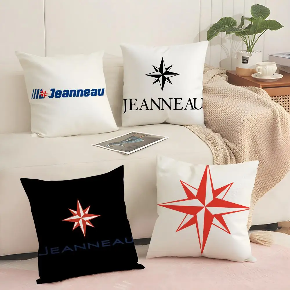 J-JEANNEAU Cushion Cover Silky Short Plush Sofa Pillow Cover Hidden Zipper Soft Dustproof Case for Home Decor
