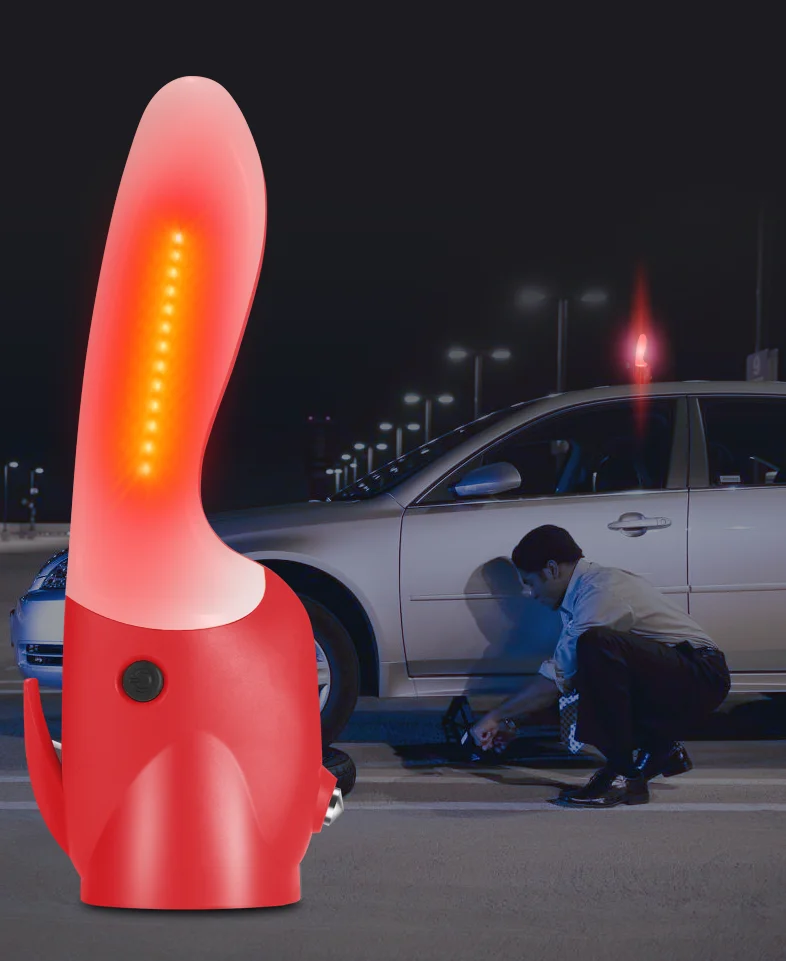 مصباح ليد جيب نافذة السيارة كسر المطرقة حزام الأمان أداة القطع تحذير فلاش بنك الطاقة في حالات الطوارئ مصباح يدوي متعدد الوظائف