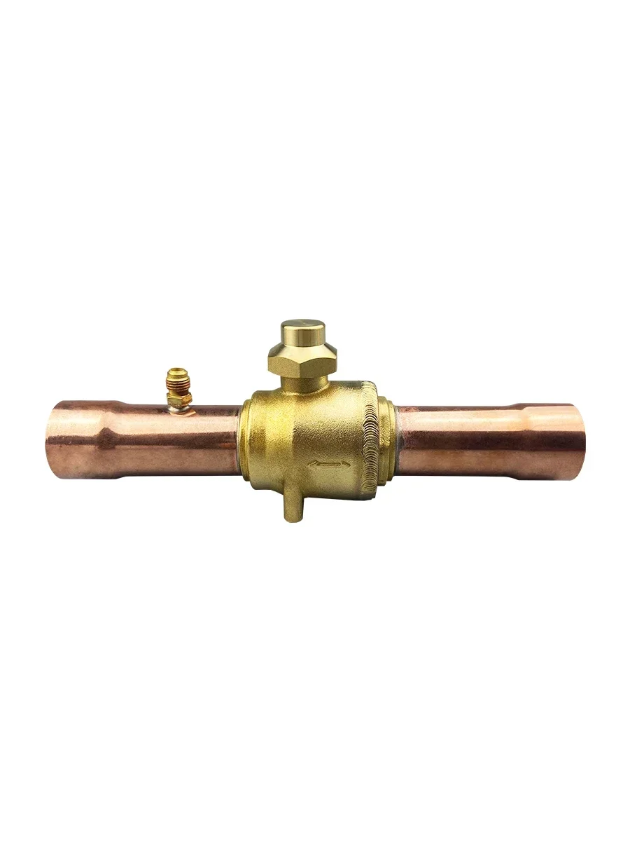 Cold storage refrigerant ball valve 6-54mm welding port unit pipeline globe valve air conditioner snow manual valve
