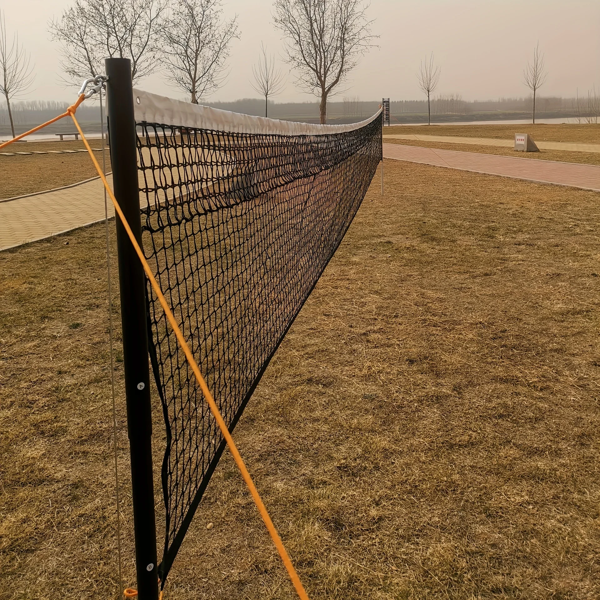 

Double Layer Tennis Net Knotless PE Training Net for Practice