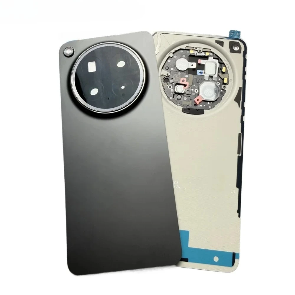 For Oppo Find N6 5G / CPH2765 Global Rear Battery Glass Panel Case Back Cover Housing + Camera Lens Frame Spare Part