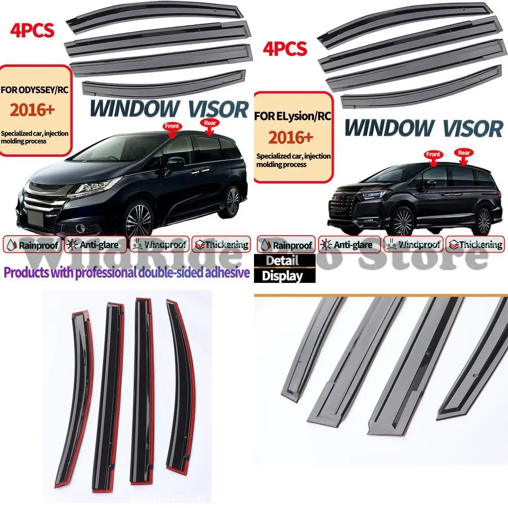 

1 комплект для Honda Odyssey Elysion, козырек от дождя на окно ODYSSEY 2015-2022, оконный козырек
