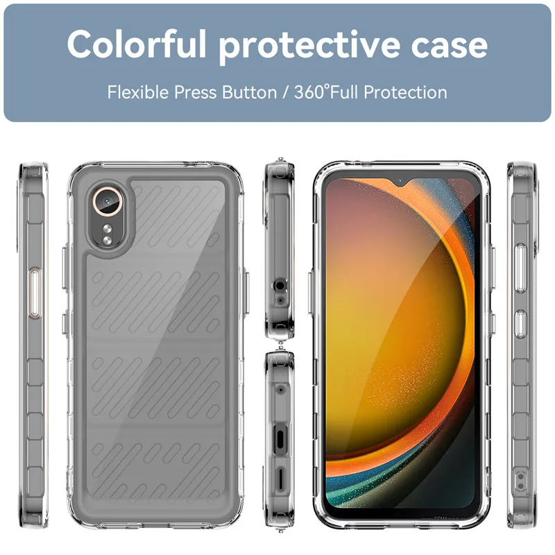 For Samsung Galaxy XCover7 Case Samsung GalaxyXCover7 Cover Original Shockproof Silicone Protective Phone Cover Samsung XCover7