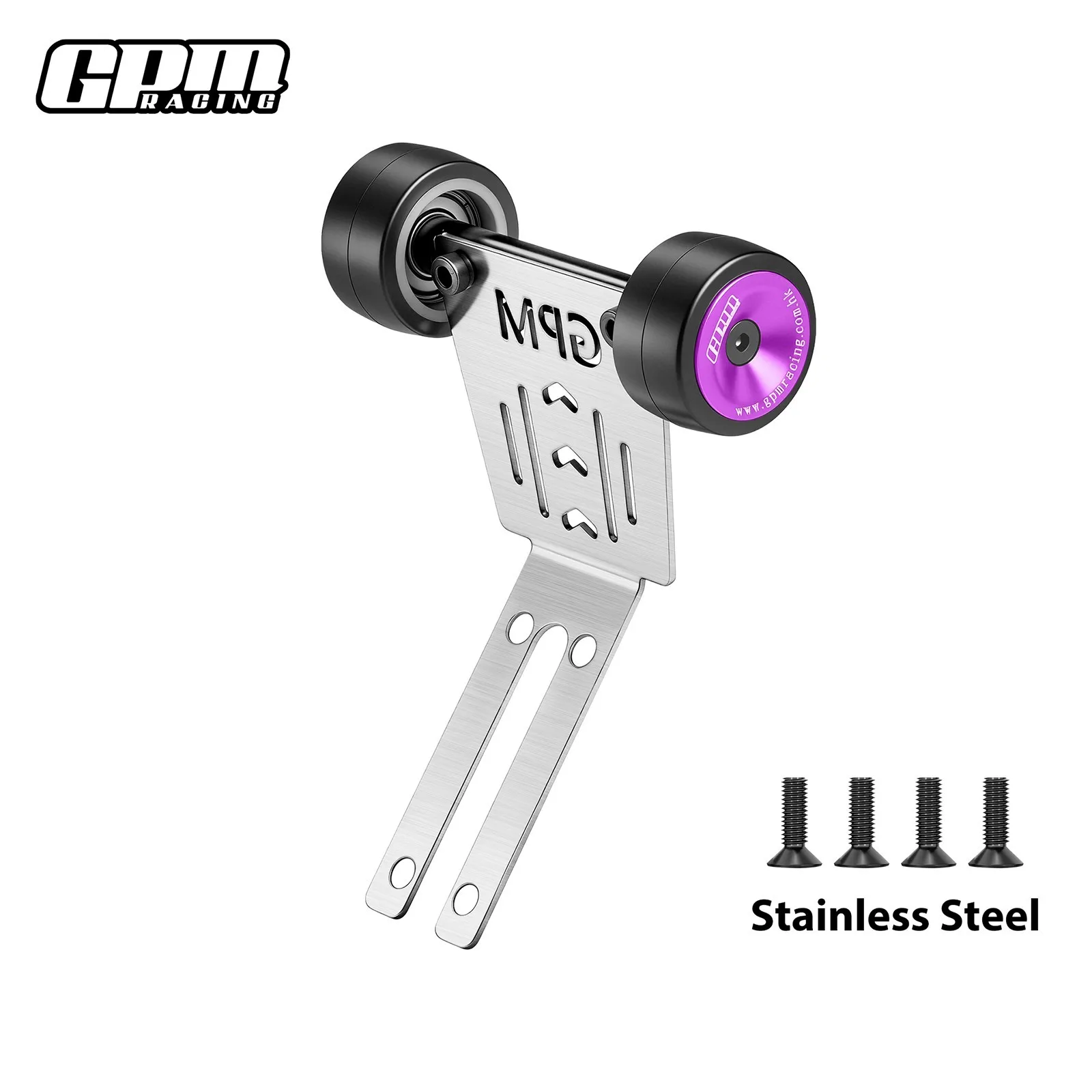 GPM roestvrijstalen lagerwielstang voor ARRMA 1/16 Mini Kraton 3S