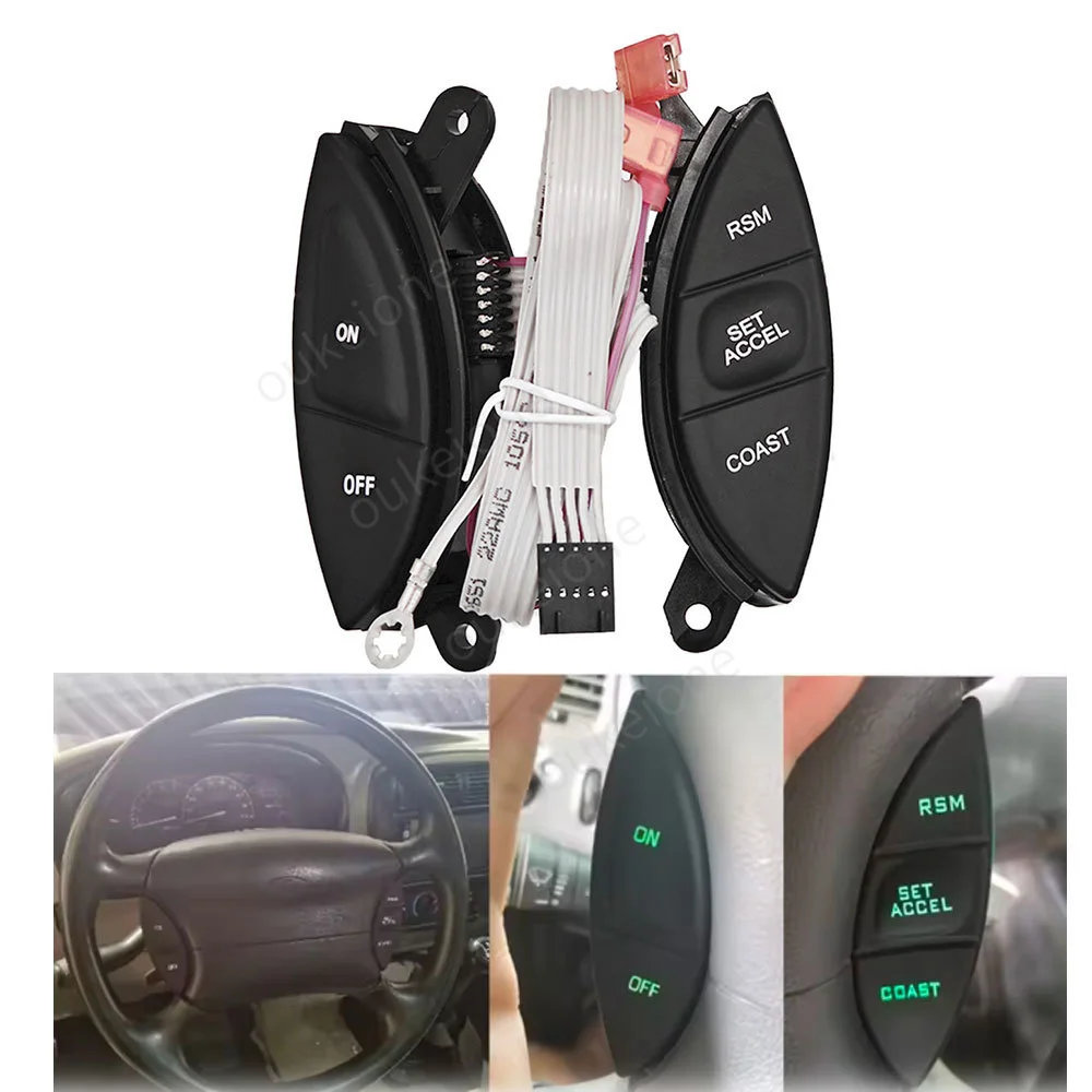 F87A9D809BA Steering Wheel Cruise Control Switch Button for Ford Explorer Sport Trac Ranger F150 1998 1999 2000 2001 2002 2003 view 6