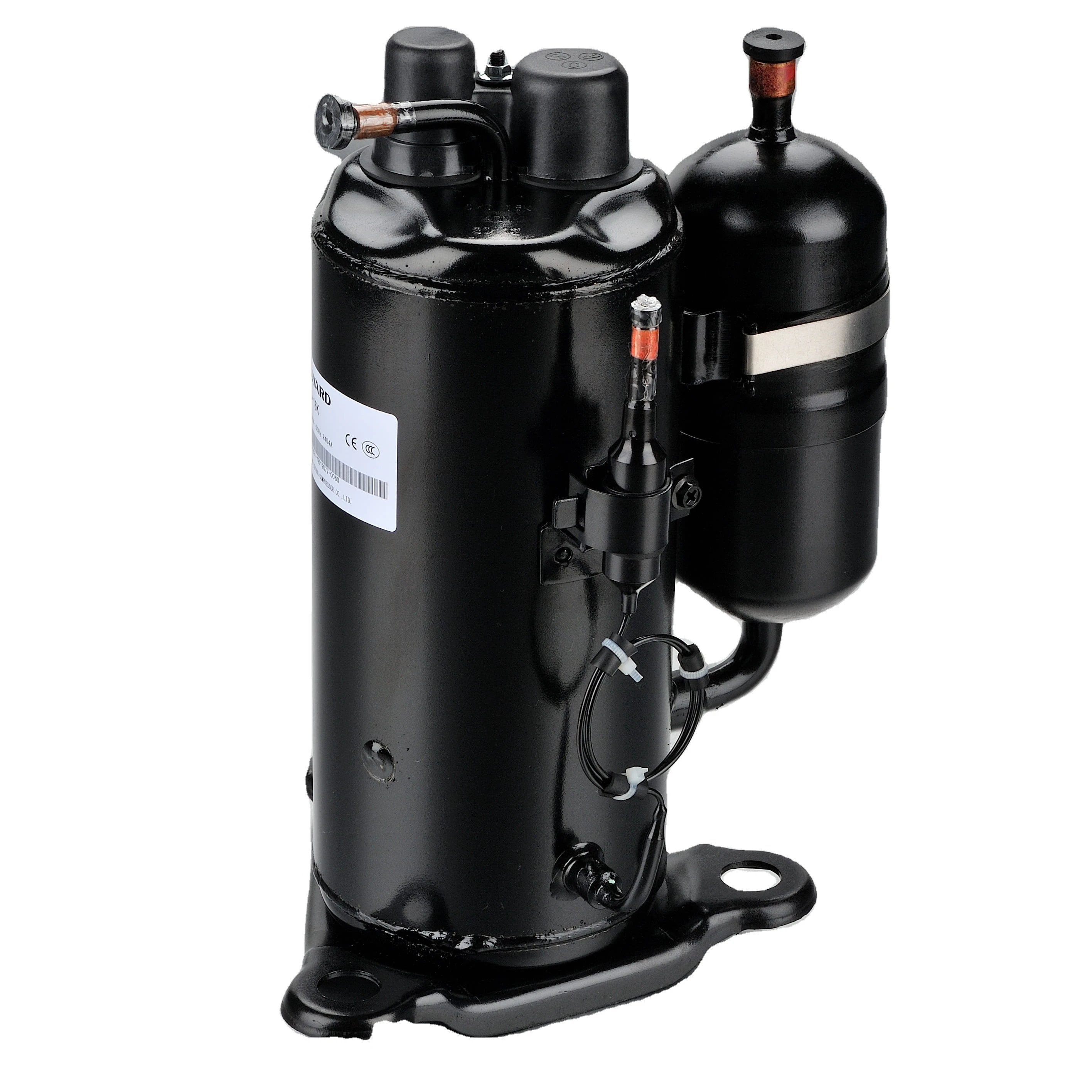 Liquid injection rotary compressors for commercial refrigeration