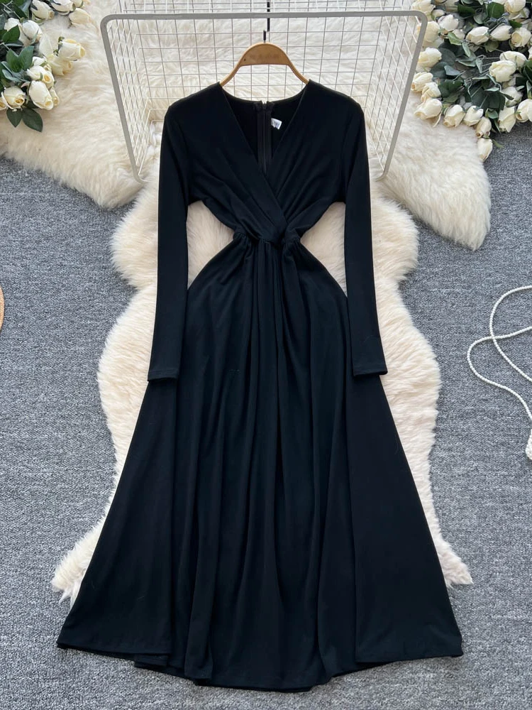 Ele Bla Long Dr Wom… - image