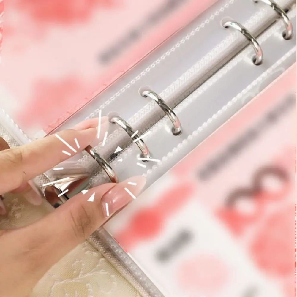 Fun Money Savings Challenge Binder Flower Cloth Savings Challenges Book Easy Clear Cash Budget Notebook Money Notebook