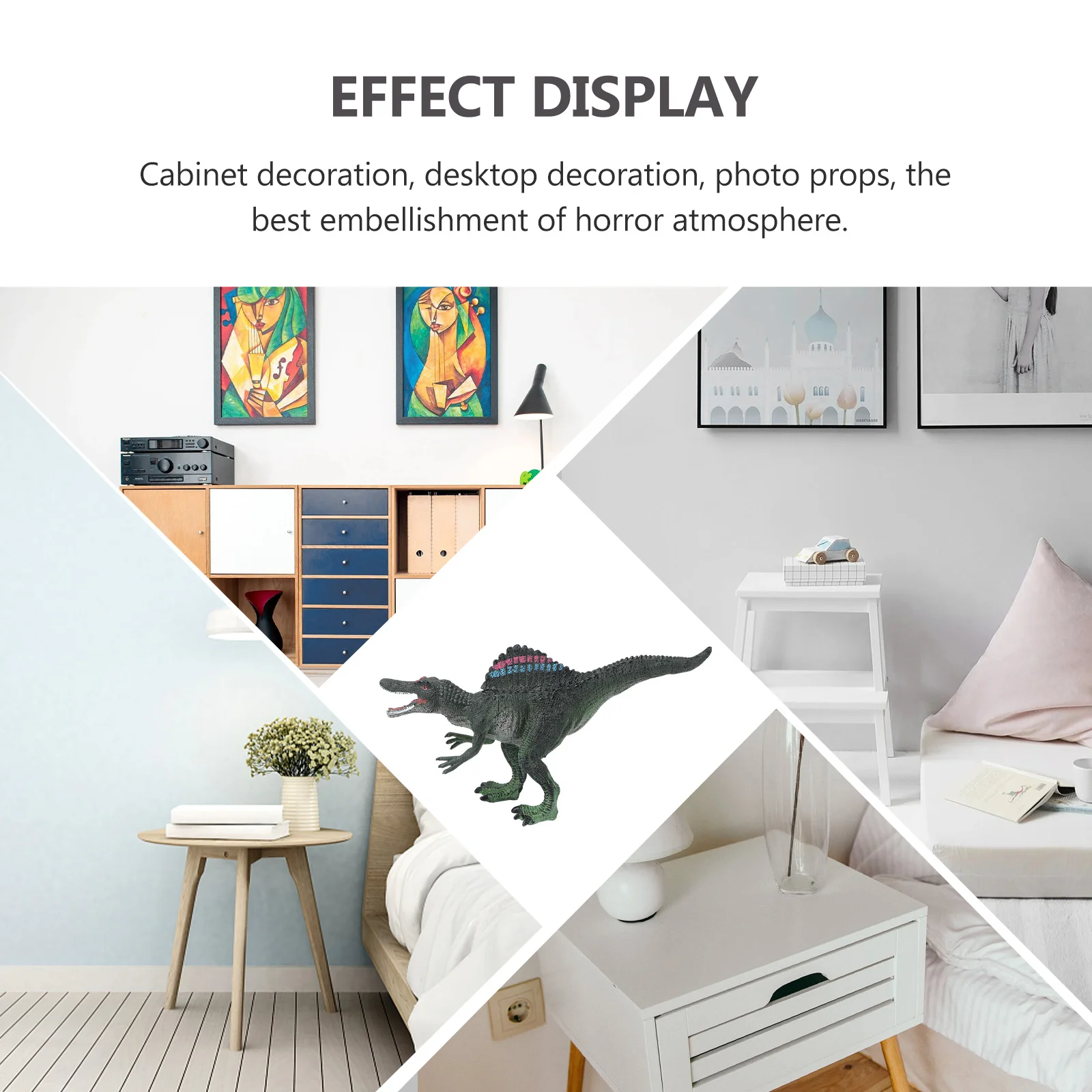 

1Pcs Adornment Hollow Plastic Dark Brown Lifelike Desktop Decoration Kids Cognitive Early Education Ornament