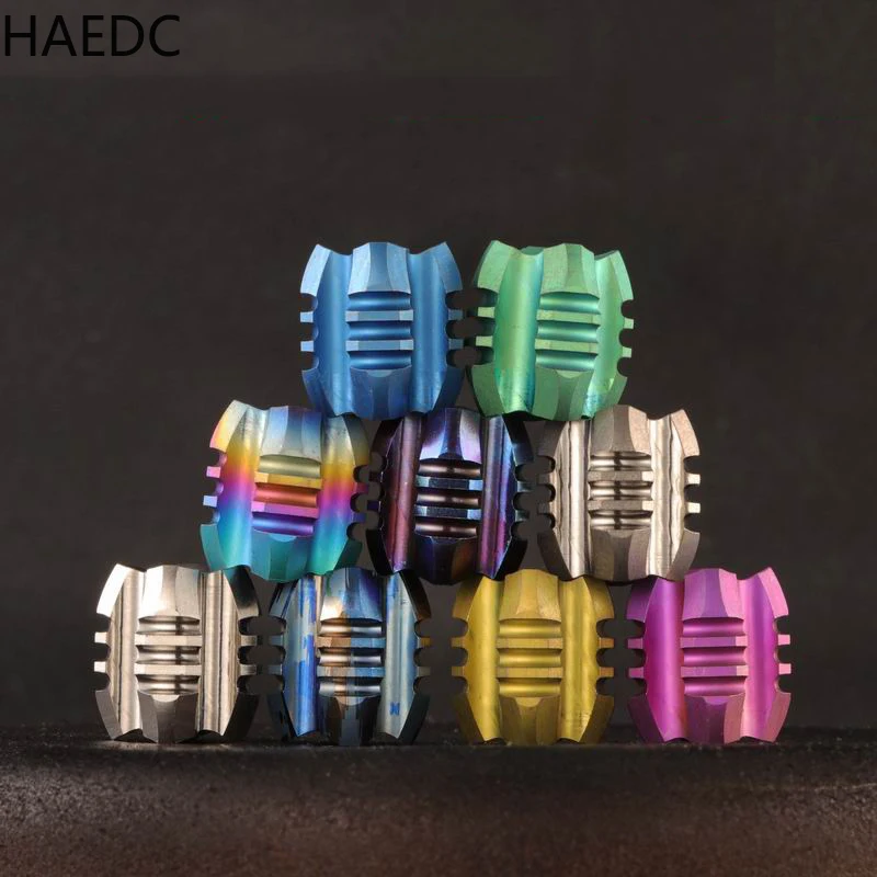 

Titanium Ti Knife Beads Future Tower Pendant Tail Cord Pendant Camping Gear Edc Tool