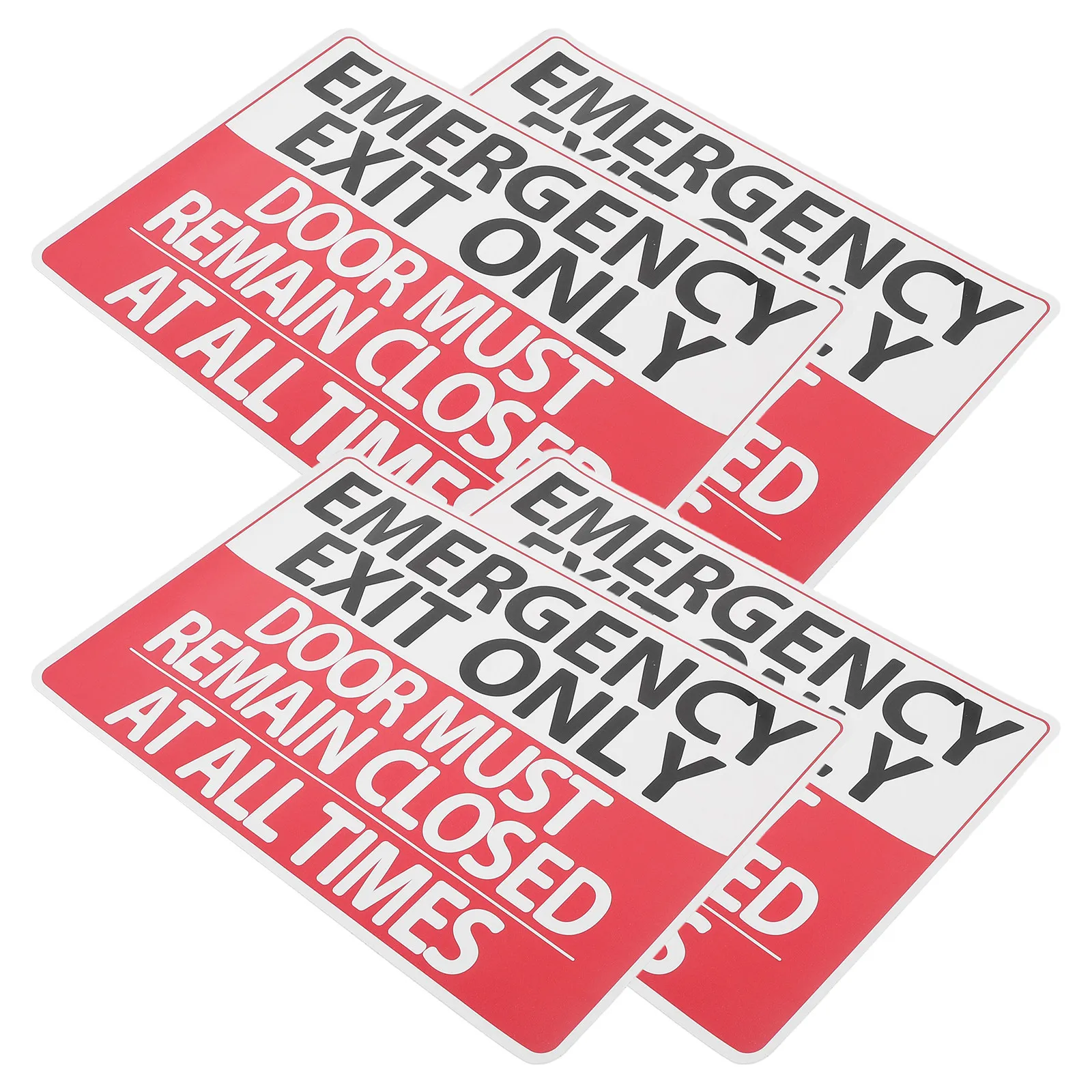 6Pack Nooduitgangsbordstickers - Emergency Exit Sign recensie en prijs