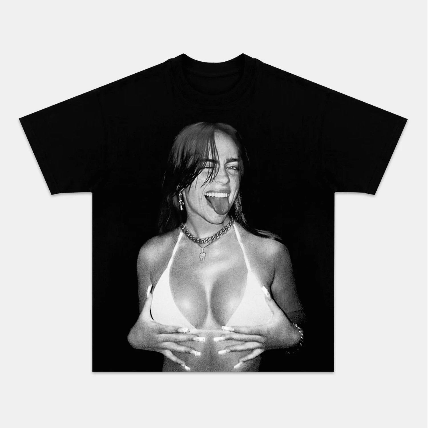 Mirror Selfie Photo Pop Music Fan Graphic Tee Cotton Mens Womens T-Shirt Summer Streetwear