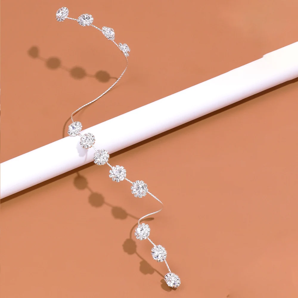 XSBODY Hand Flower Palm Bracelet Cuff Girls Y2k Handmade Zircon Bangle Luxury Adjustable Open Claw bracelet Hand Accessory Gift