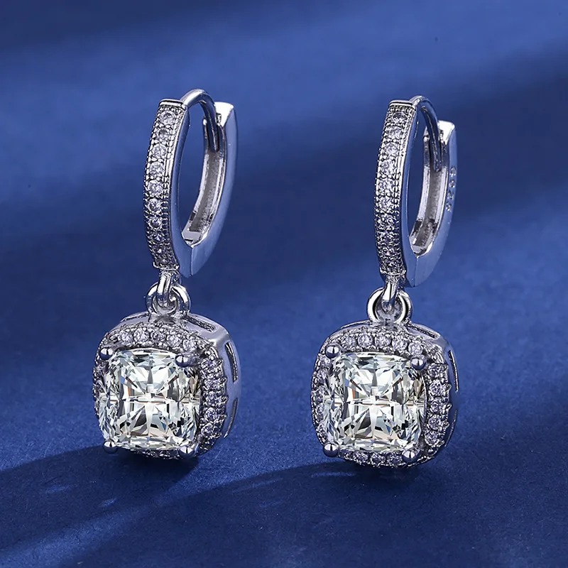 Kleiner Creolen-Ohrring aus 925er-Sterlingsilber mit Zirkonia für Mädchen und Kinder, schöne Aros Huggies-Ohrringe