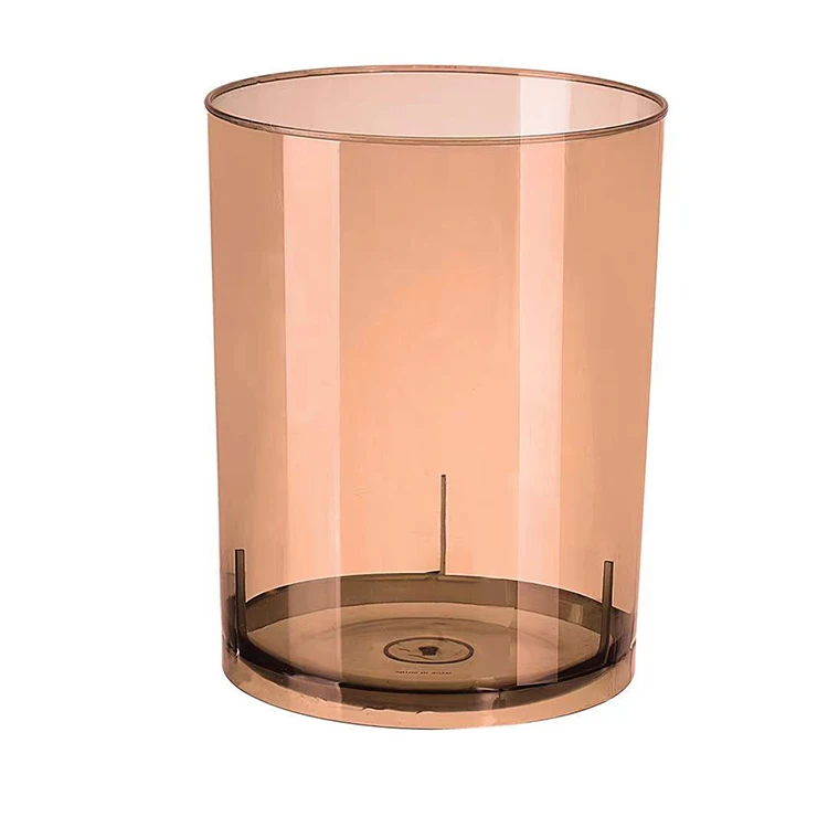 High-end Nordic Creative Simple Light Luxury Kitchen Bedroom Home Living Room Large Transparent Trash Can