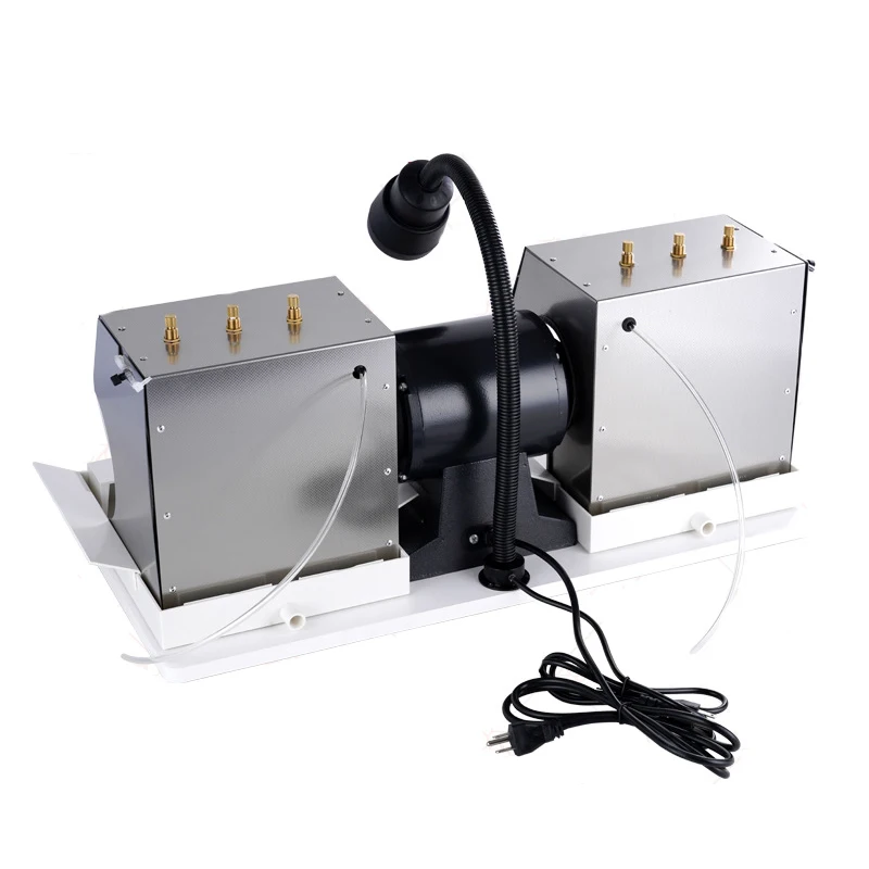 Gemstone Convex Cutting Machine, 110V/220V 180W High-Efficiency Model Gemstone Grinding and Polishing Machine (Includes Lighting