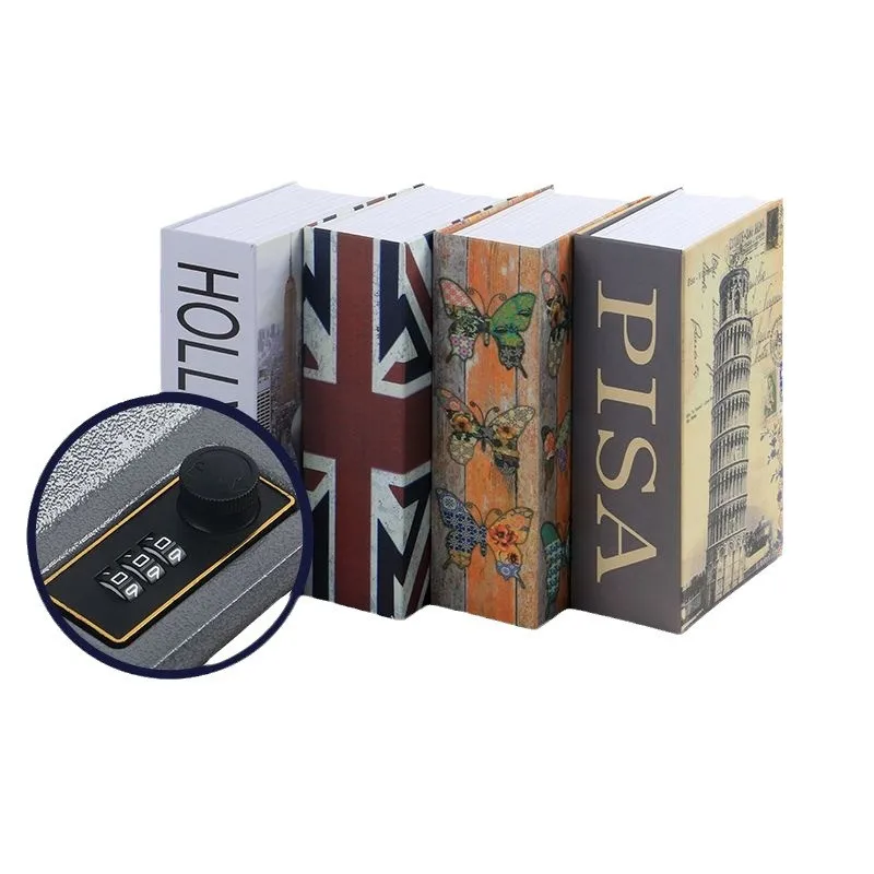 Password Security Safe Lock Cash Money Coin Storage Locker Kid Gift Security Mini Dictionary Safe Box Book Money Hide Secret