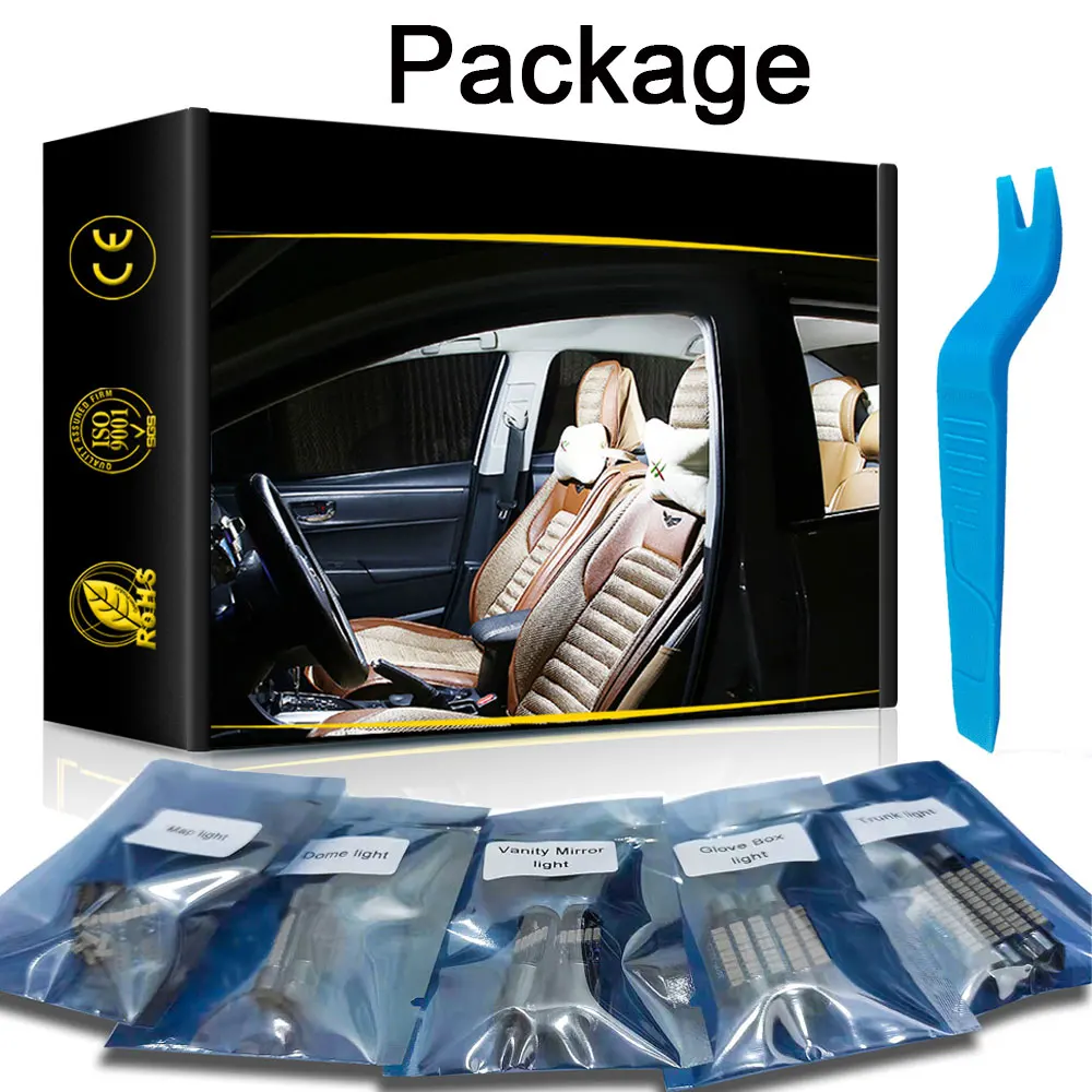 LED Interior Light Kit For Ford Edge 2007 2008 2009 2010 2011 2012 2013 2014 Accessories Canbus Car Lamp Auto Parts