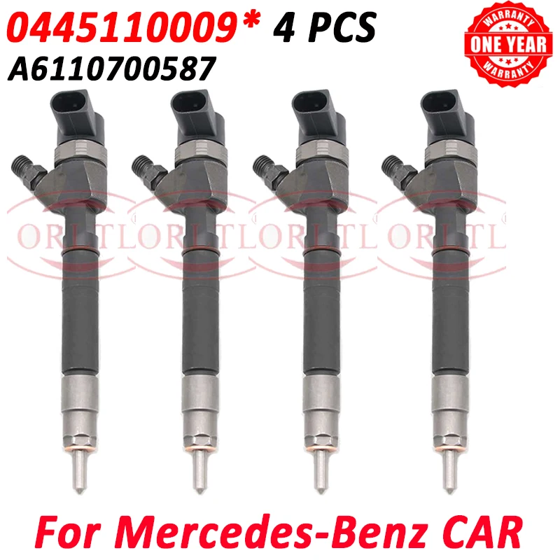 

0445110009 Топливная форсунка 0 445 110 009 OEM A6110700587 640700487 6110700587 для Mercedes Benz C200,C220,C270,E200,E220