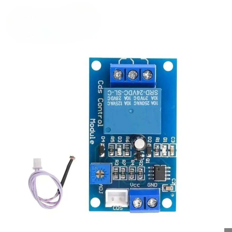 XH-M131 DC 5V/12V/24V Light Control Switch Photoresistor Relay Module Detection Sensor Brightness Automatic Control Module