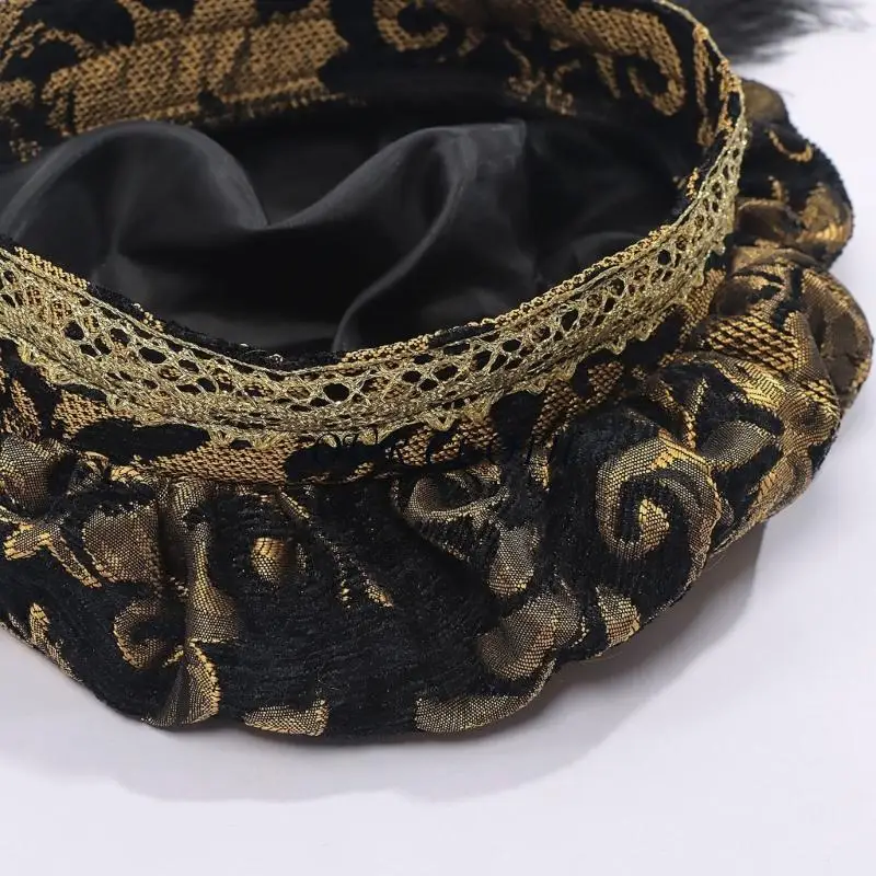 ยุคกลาง Tudors หมวก ผู้ใหญ่ Renaissances ยุคกลางเครื่องแต่งกายอุปกรณ์เสริม Minstrels เครื่องแต่งกายหมวกสำหรับชาย