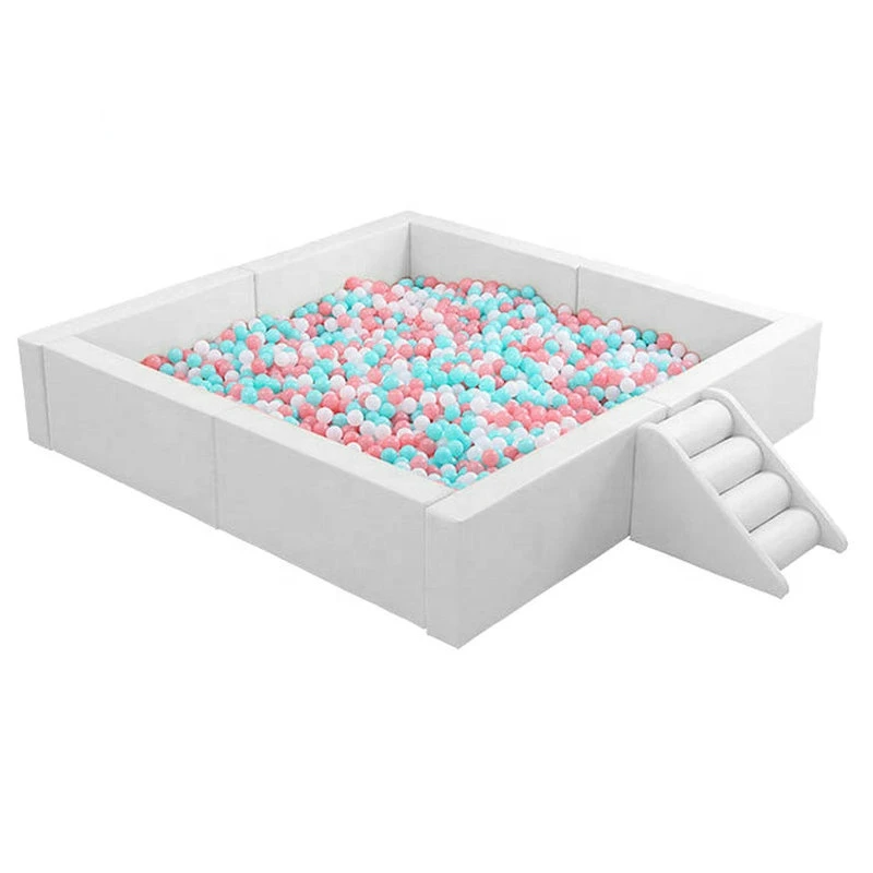 Children's indoor amusement park Soft playground Ocean dry white party pit ball pool