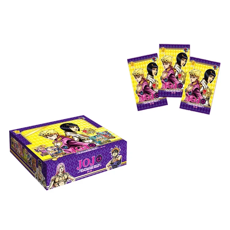 Anime japonês Jojo Bizarre Adventure Character Card Collection, Caixa de Cartas Raras, Cartão de Colecionáveis para Crianças, Presentes Infantis,