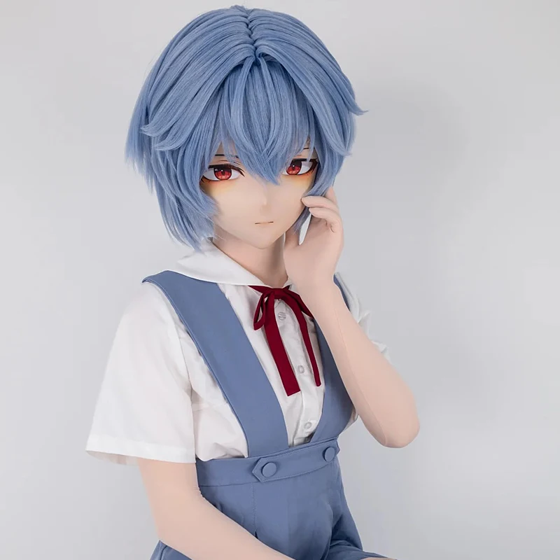 

(MEO0156) Customize Handmade Full Head Lockable Crossdress Male to Female Japanese Cartoon Anime Game Character Kigurumi Mask